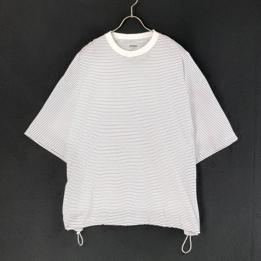 サイズL【新品】is-ness BALLOON BORDER T-SHIRT