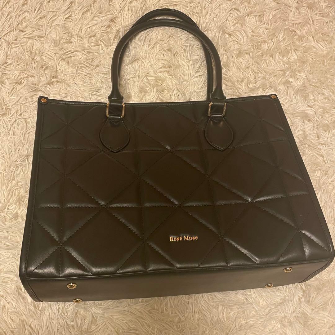 Rosé Muse ロゼミューズ quilting tote トートバッグ L