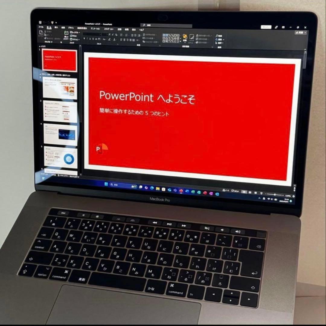 MacBook Pro i7/16GB/512GB/新品バッテリー Win11