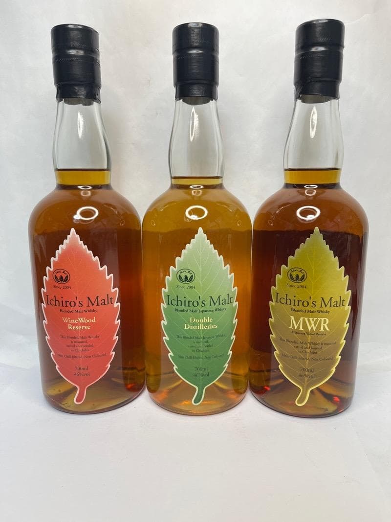 イチローズモルト　3本セット　DD MWR WWR　700ml 46％ 箱入り