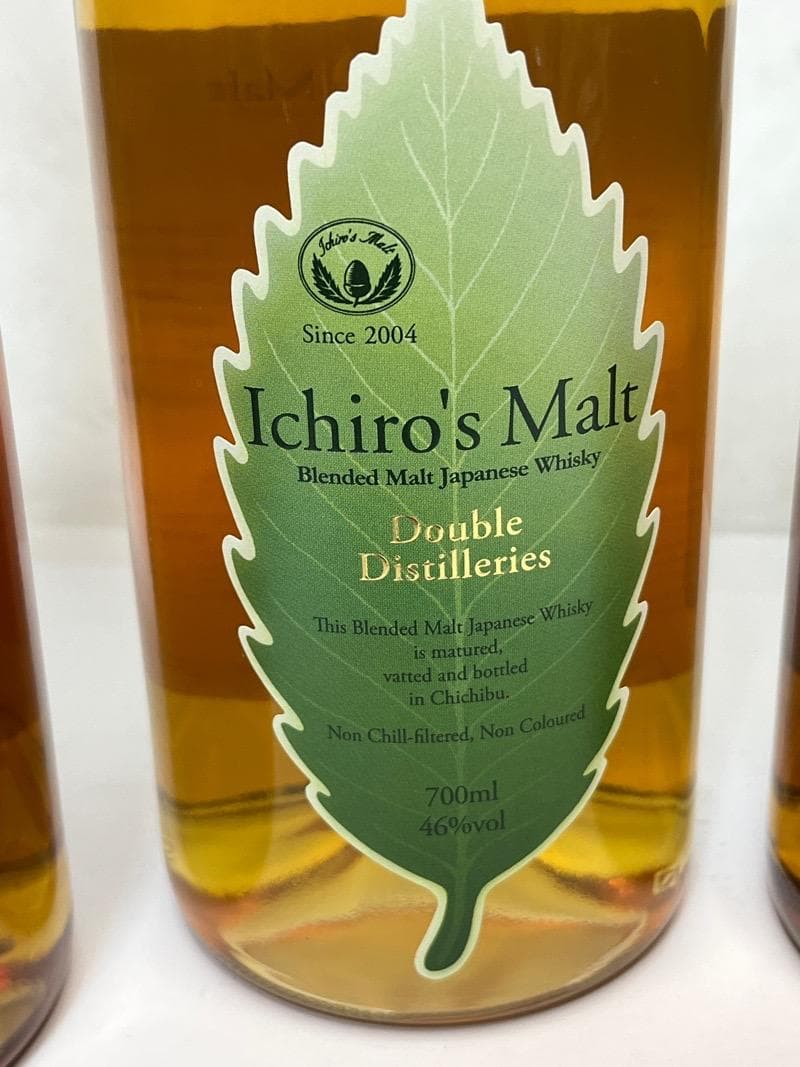 イチローズモルト　3本セット　DD MWR WWR　700ml 46％ 箱入り
