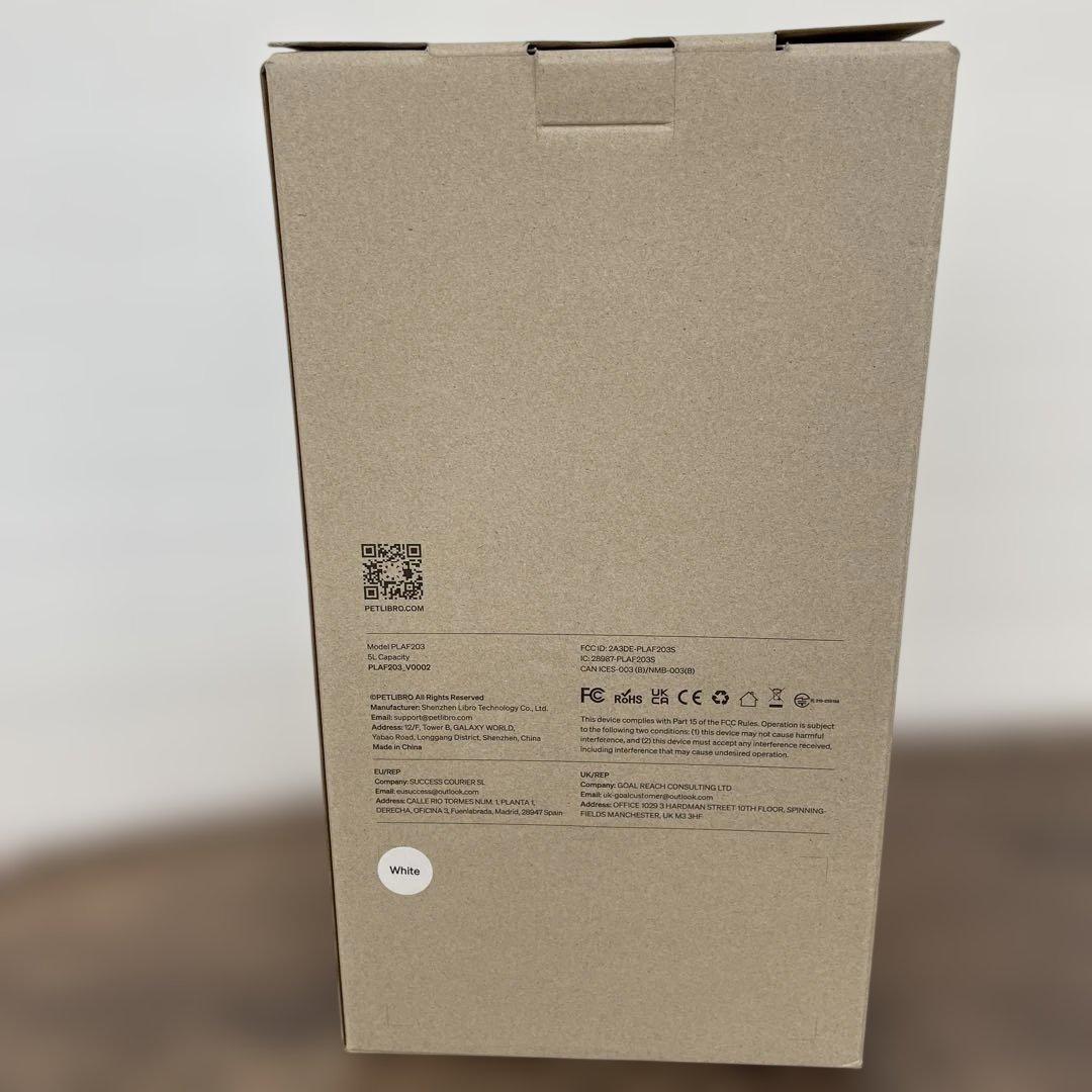 261321 PETLIBRO 自動給餌器 猫 カメラ付き 5L大容量 ホワイト