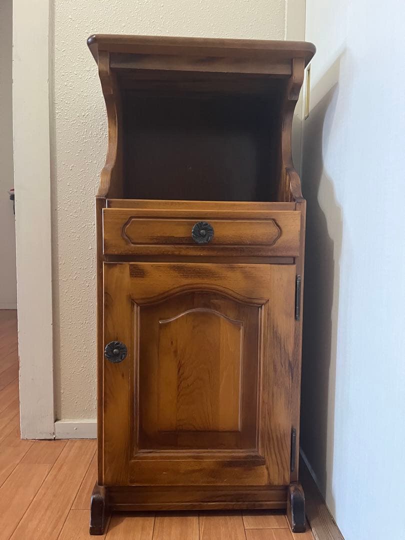 ★カリモク　karimoku コロニアル　電話台　レトロ