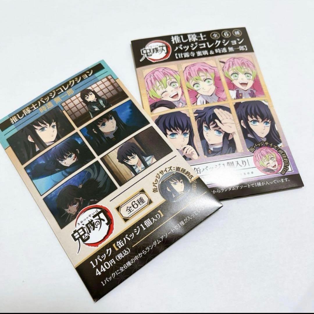 正規品　鬼滅の刃　時透無一郎　缶バッジ　推し隊士バッジコレクション