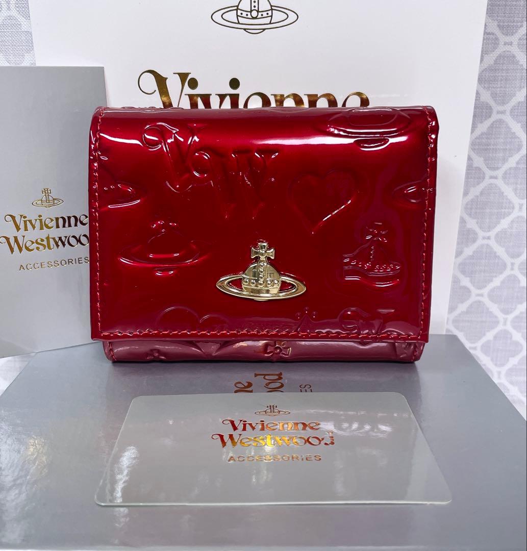 【大人気✨️ショッパー付き】新品 Vivienne Westwood 赤エナメル
