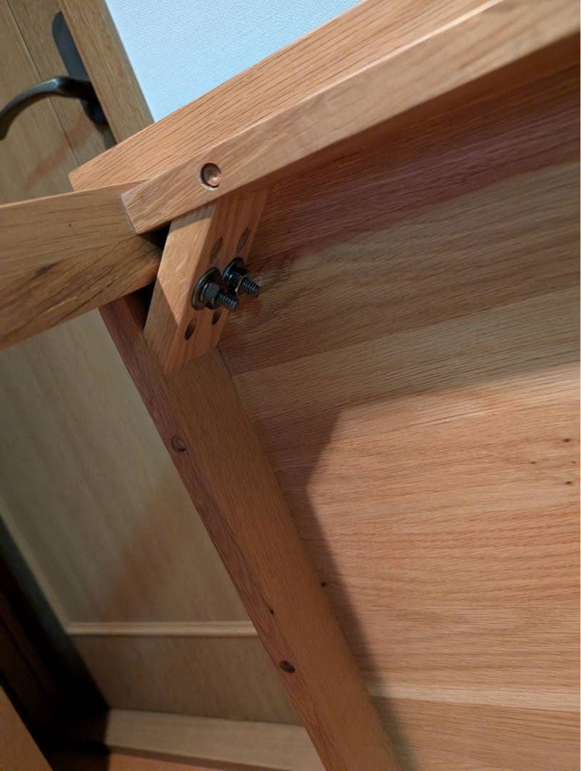 ■送料込■無印良品 MUJI 無垢材テーブル1 オーク材 ダイニングテーブル机