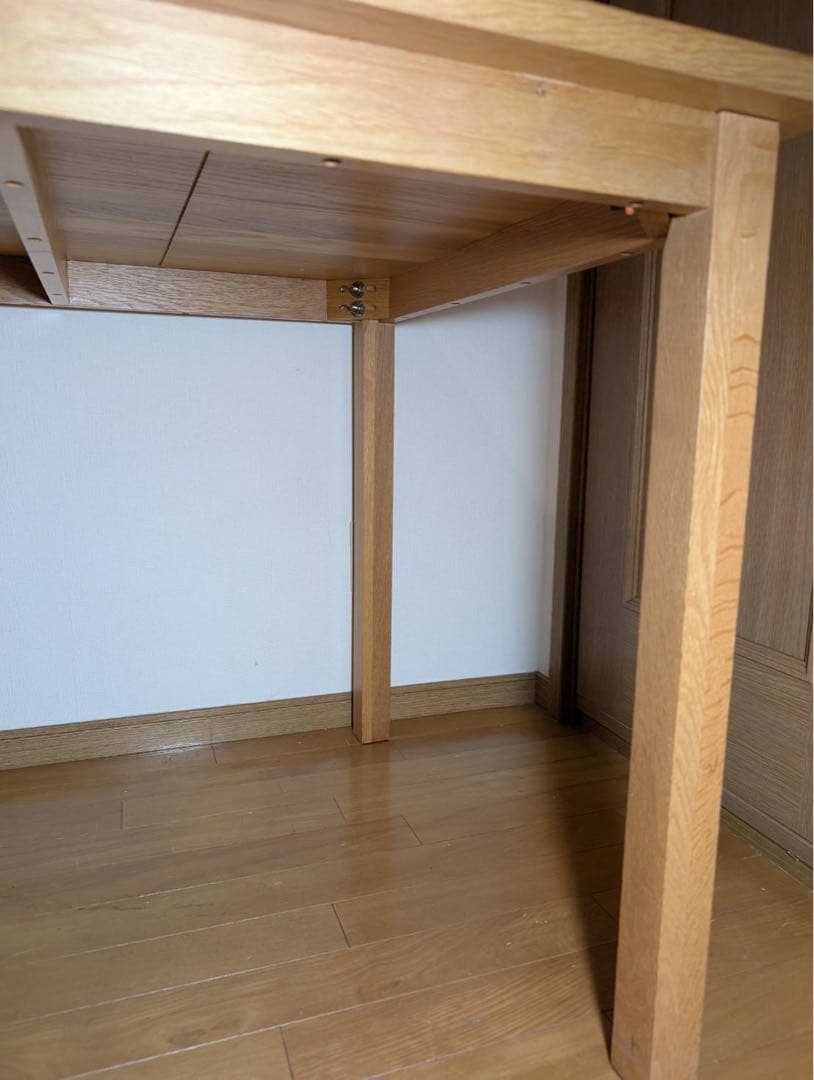 ■送料込■無印良品 MUJI 無垢材テーブル1 オーク材 ダイニングテーブル机