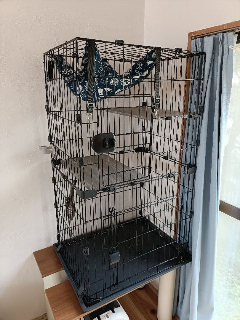 キャットケージ ブラック