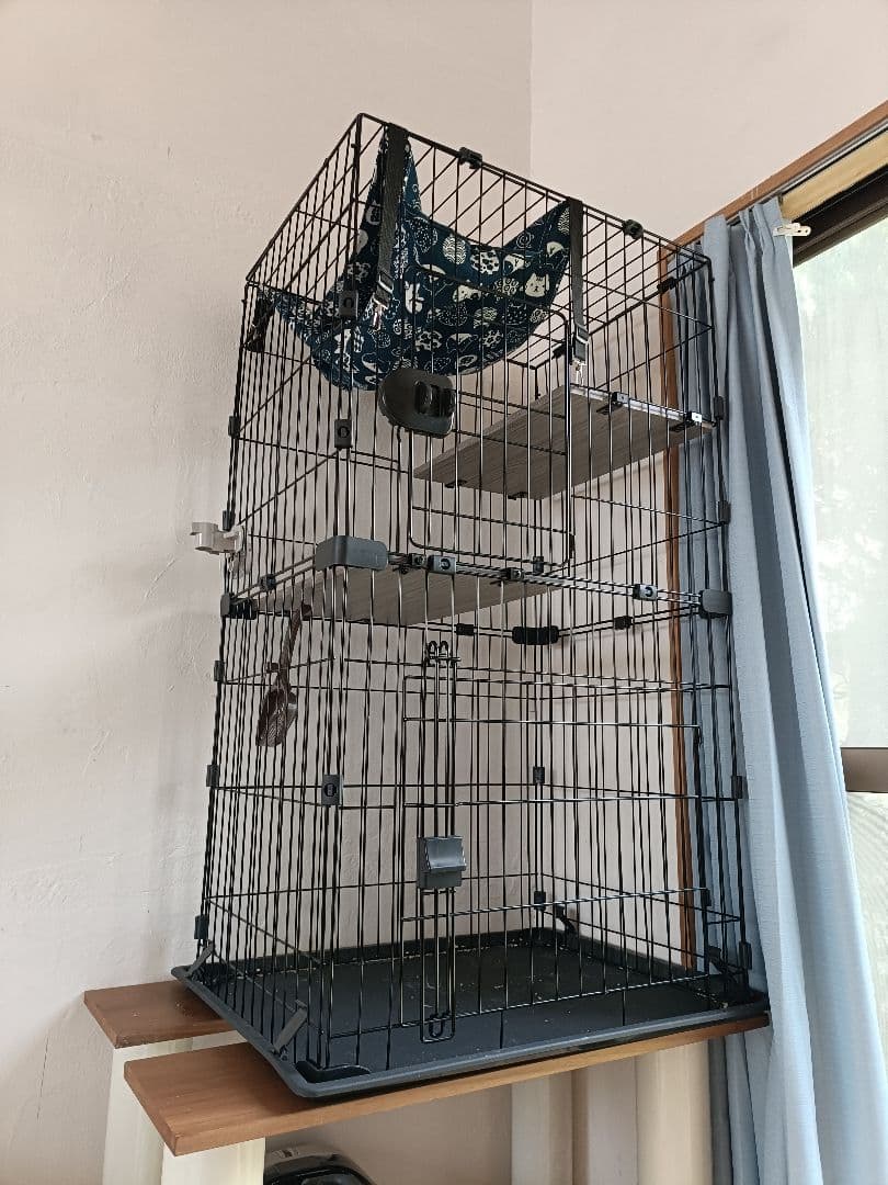 キャットケージ ブラック
