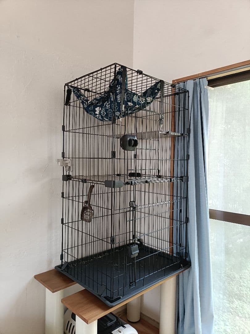 キャットケージ ブラック