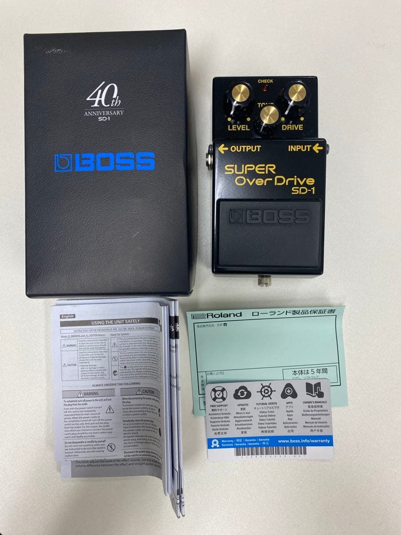 ギター BOSS Super Overdrive SD-1 40th