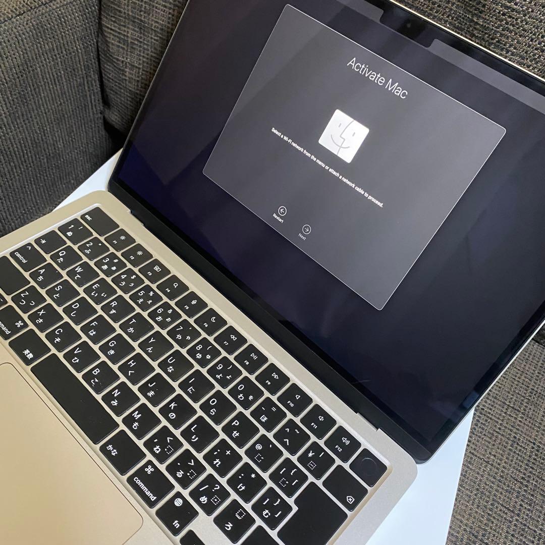 Apple MacBookAir 本体 2022 M2 8GB 512GB