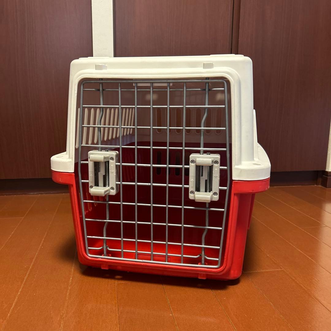 おまけ付き【Red &White】犬用キャリーバッグ