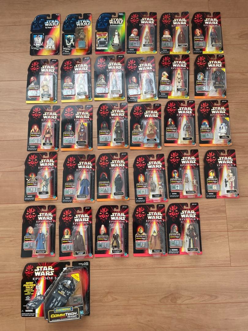 スターウォーズ　旧3部作+エピソード1 フィギュア　32個+コムテックリーダー