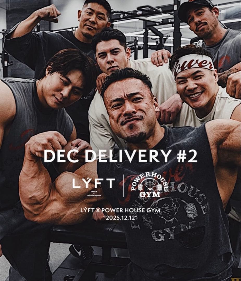 LÝFT × POWER HOUSE GYM ビンテージ　Tシャツ　ブラック　L