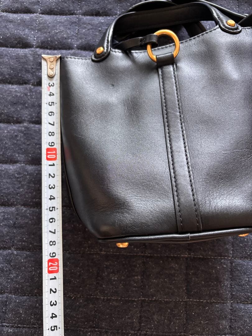 美品　Tory Burch ブラック　レザー　ショルダーバッグ