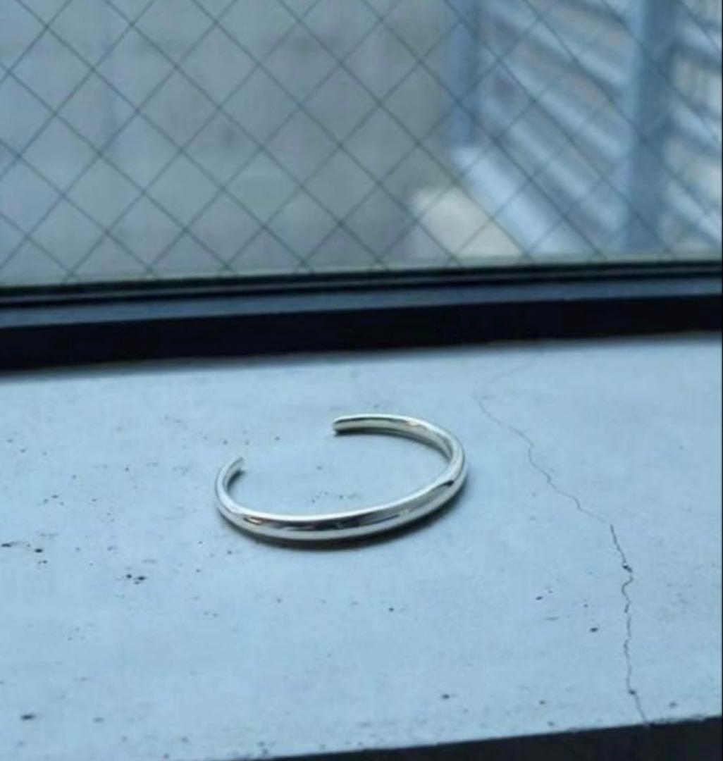 アクセサリー MB OX JEWELRY Silver Curve Bangle