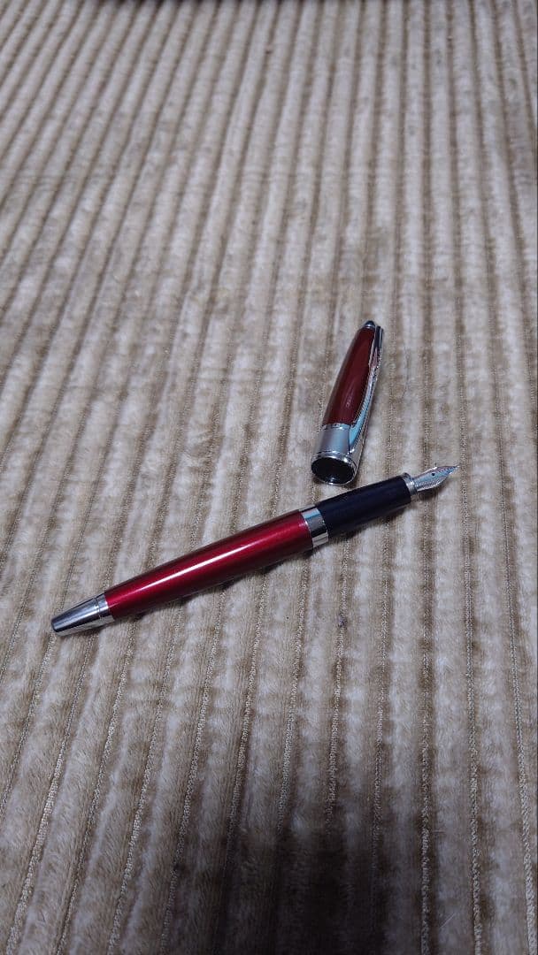 【18金】CROSS万年筆　アポジー　レッドラッカー　並品【値下げ】