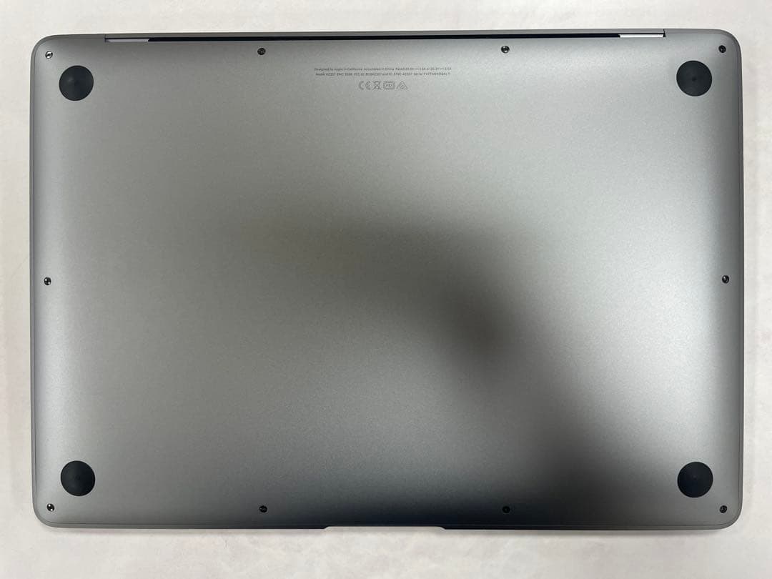 MacBook Air 13インチ スペースグレー1TB SSD 16GBメモリ