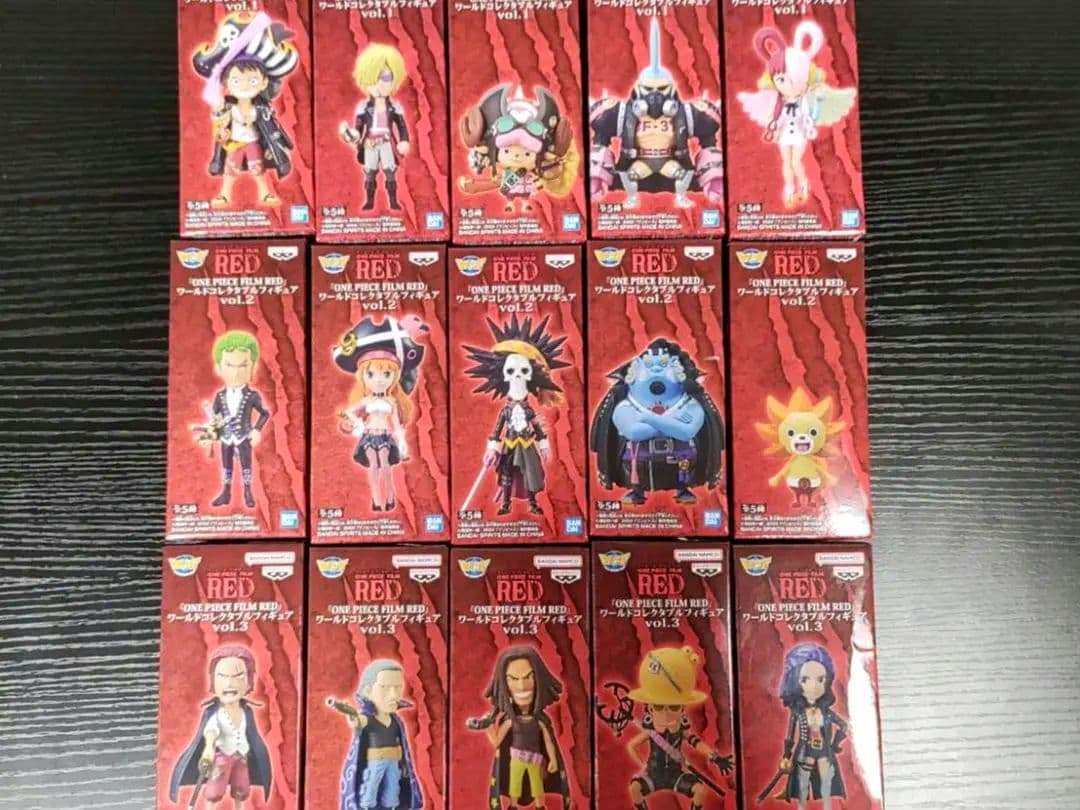 ワンピース　ワーコレ　ONE PIECE FILM RED vol.1,2,3