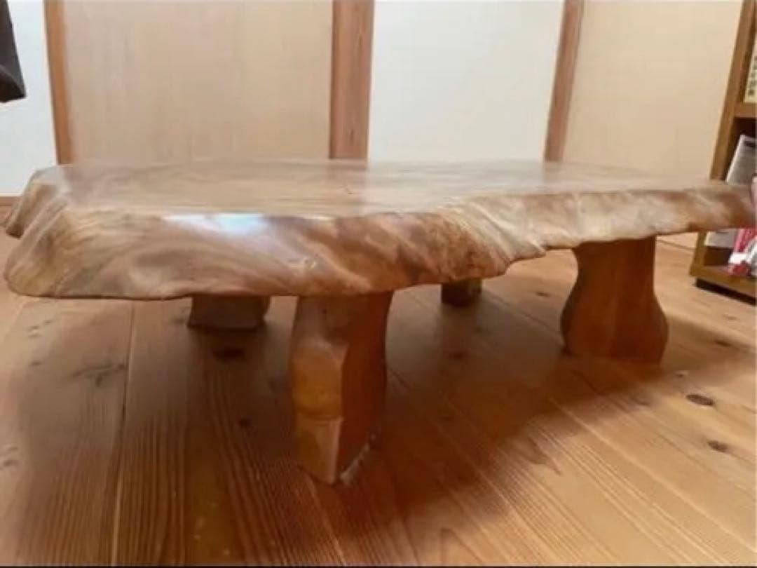 一枚板テーブル　サイドテーブル　ミニテーブル