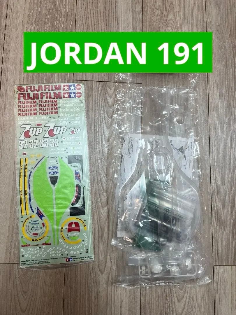激レア　タミヤ　ジョーダン１９１　ボディステッカーセット　新品未開封