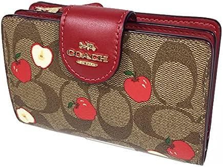 COACH 二つ折り財布/アップル.ミディアム コーナー ジップ ウォレット