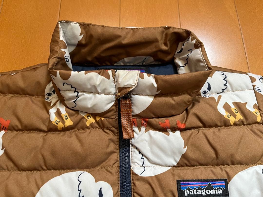 パタゴニア　ダウン　2T キッズ　バッファロー　ブラウン