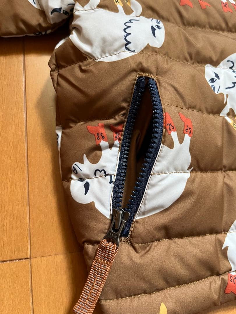 パタゴニア　ダウン　2T キッズ　バッファロー　ブラウン