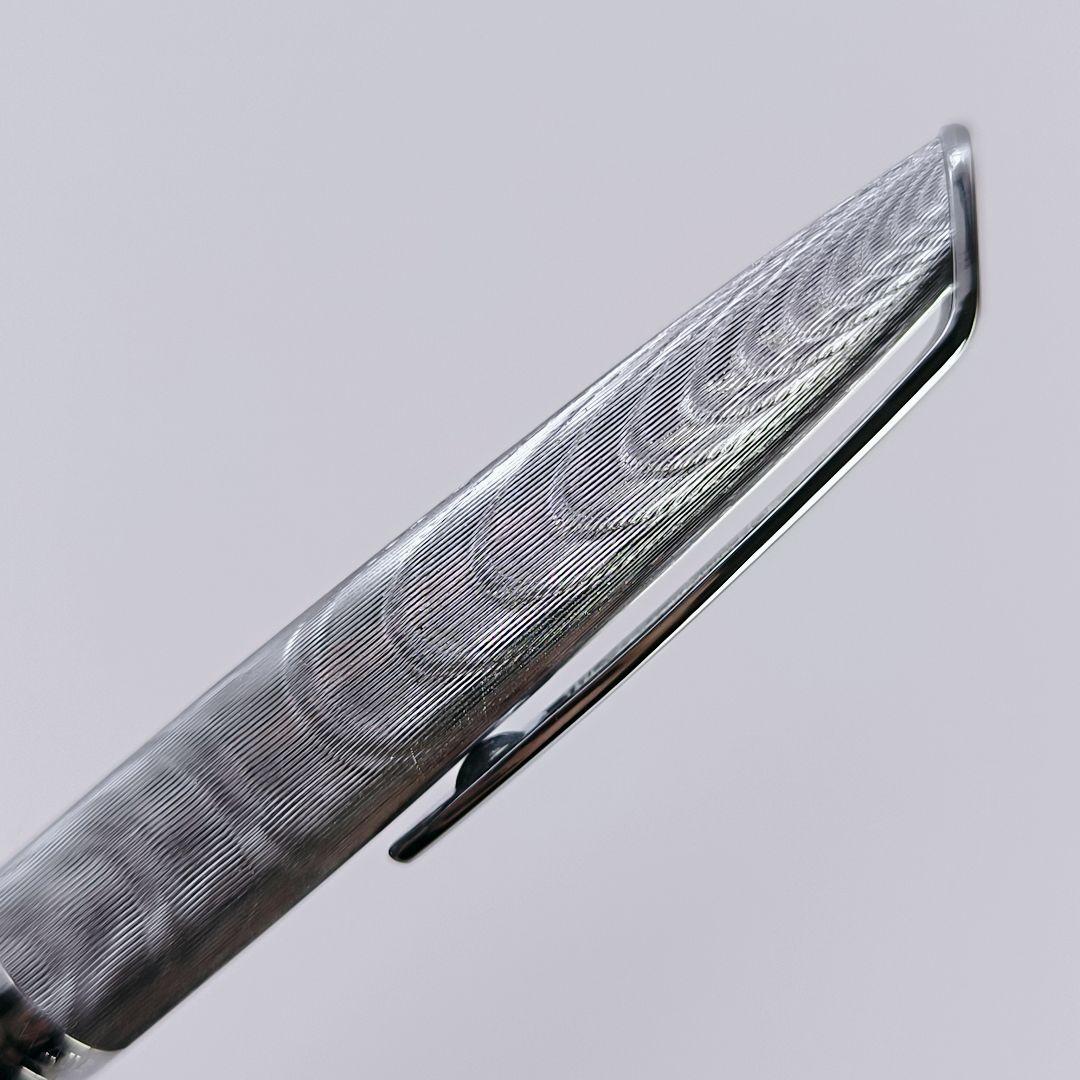 万年筆 WATERMAN C/F シルバーモアレ 18k ウォーターマン