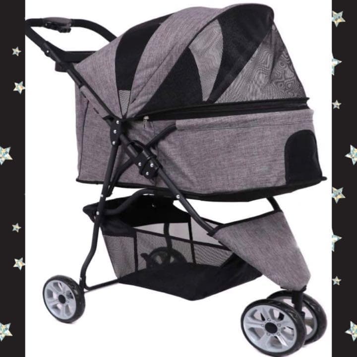 ❤耐荷重20kgで超高耐久性❣多頭飼いにも超便利♪❤通気性も抜群☆ペットカート