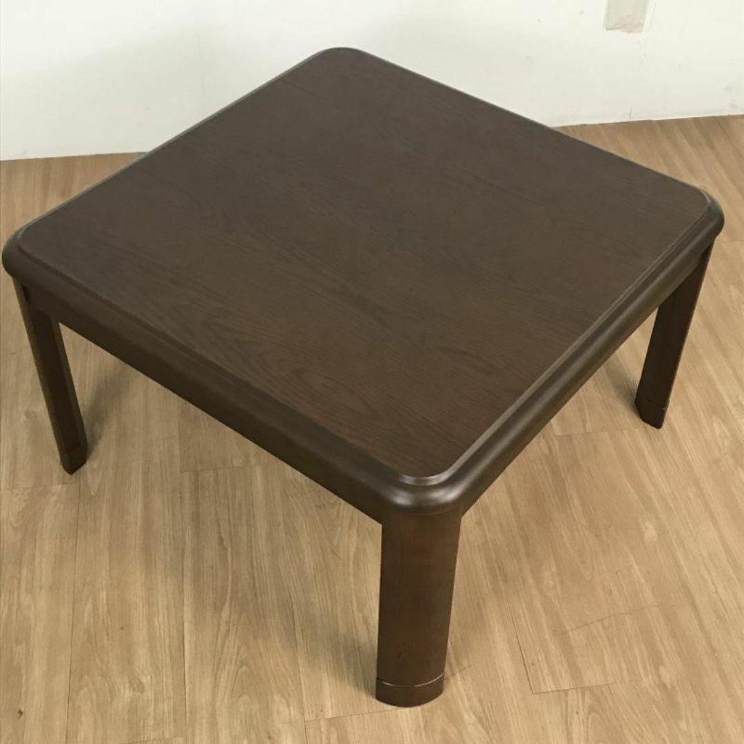 【新品】素材がイイ!! 家具調こたつ75 継脚 温風ヒーター付き