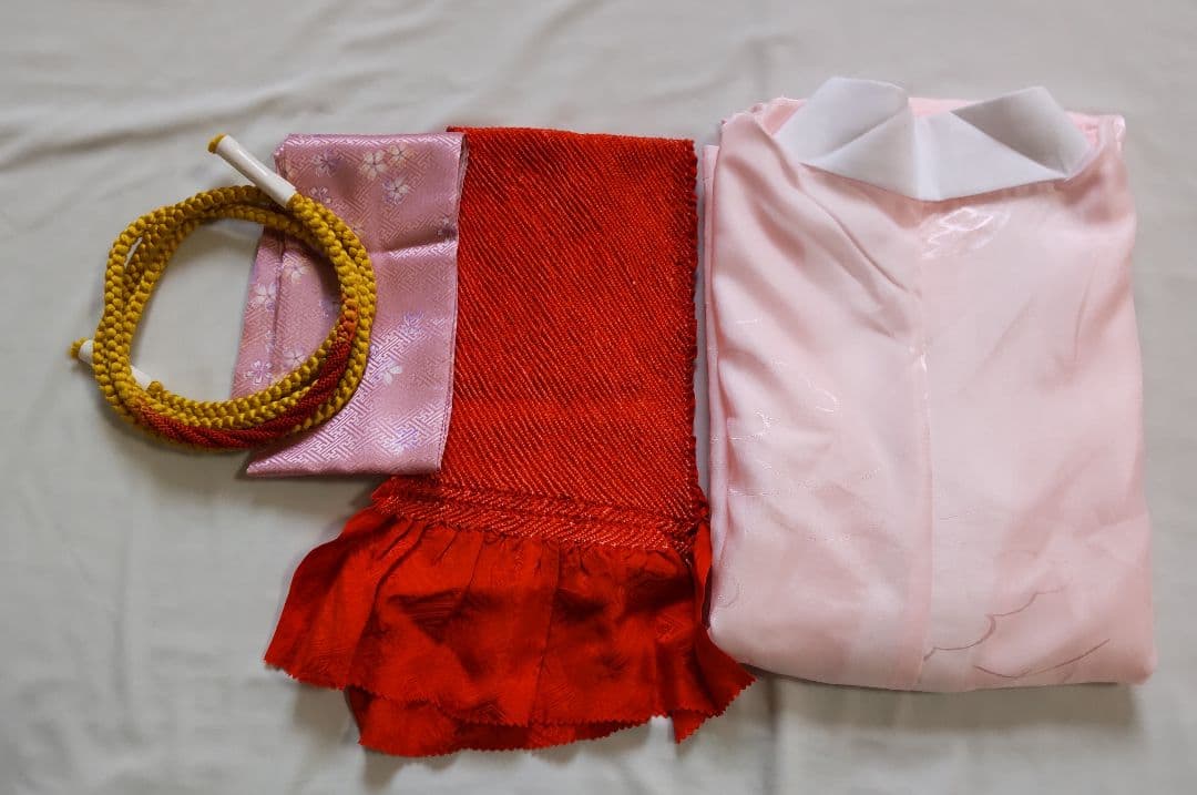 花柄振袖と帯セット