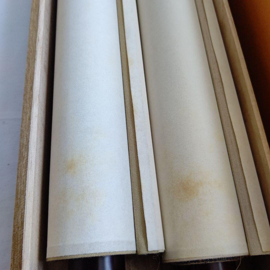 国宝  源氏物語絵巻 写 『柏木』『竹河』 掛軸