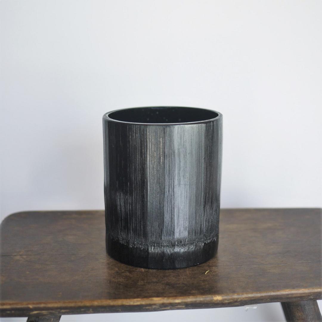 九州籃胎漆器　久留米九籃　竹細工花入れ　バスケット編籠　郷土民芸品　福岡