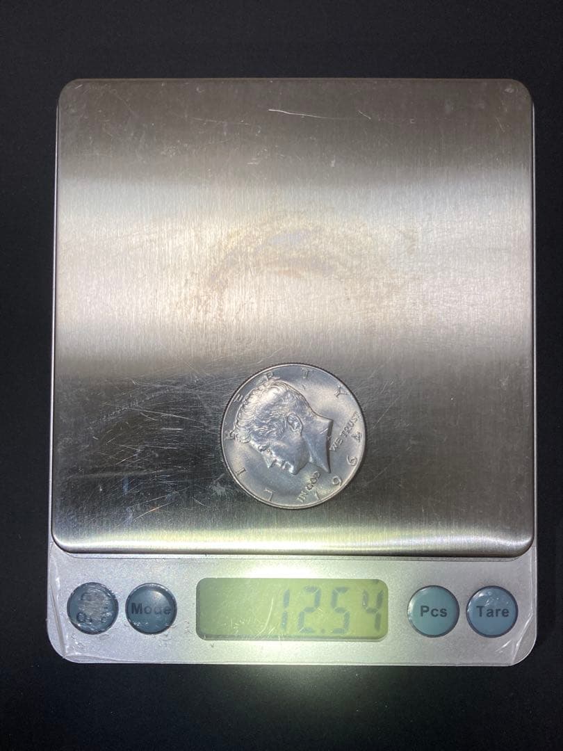 【アメリカ】ケネディハーフダラー銀貨3枚(1964年)［2］