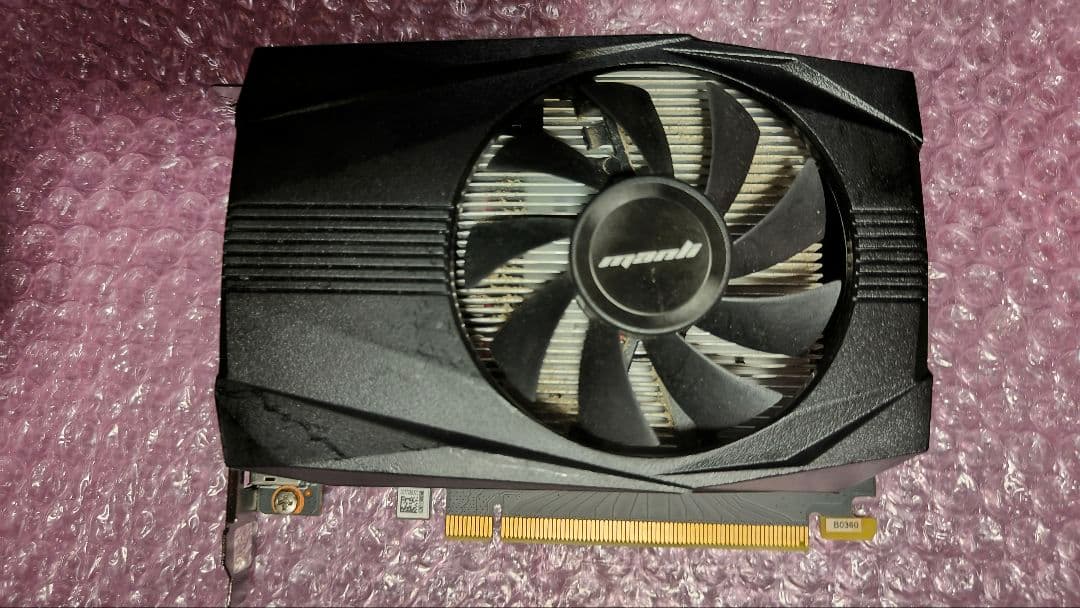 NVIDIA GTX 1650 4G 動作確認済み