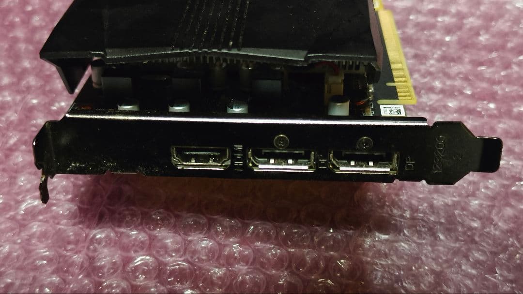 NVIDIA GTX 1650 4G 動作確認済み