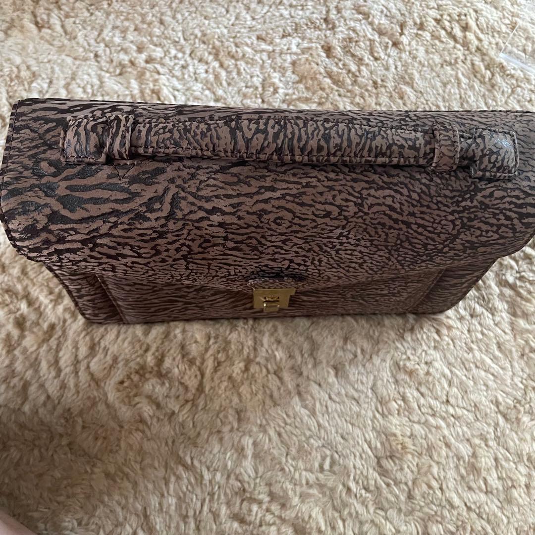 未使用級 【希少】KUDU革 セカンドバッグ amietアミエット製ダイヤル錠