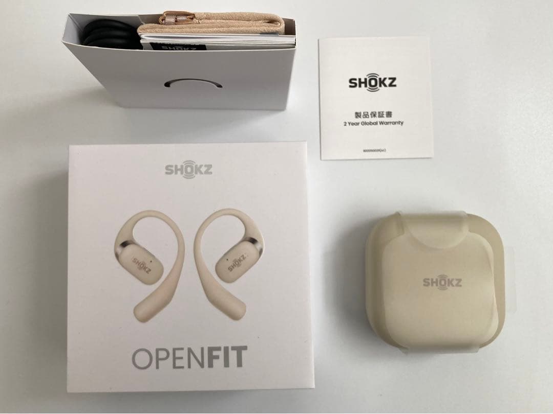 Shokz OpenFit ベージュ