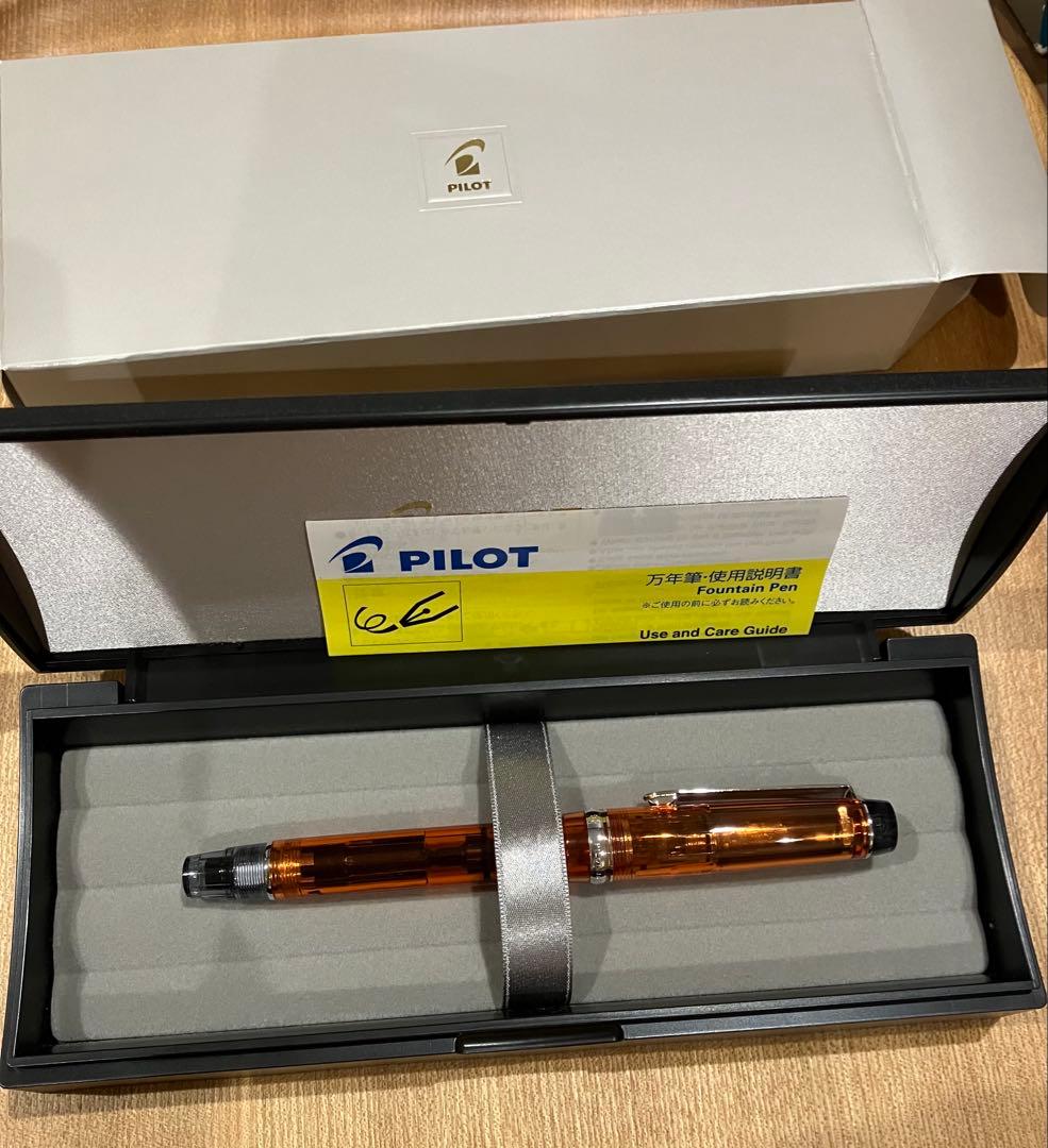 PILOT パイロット カスタムヘリテイジ92 万年筆 F オレンジ 廃盤品