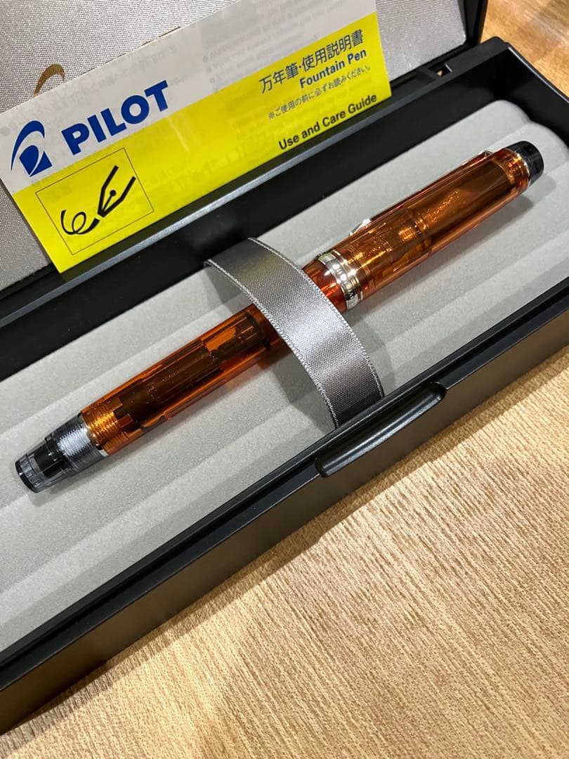 PILOT パイロット カスタムヘリテイジ92 万年筆 F オレンジ 廃盤品