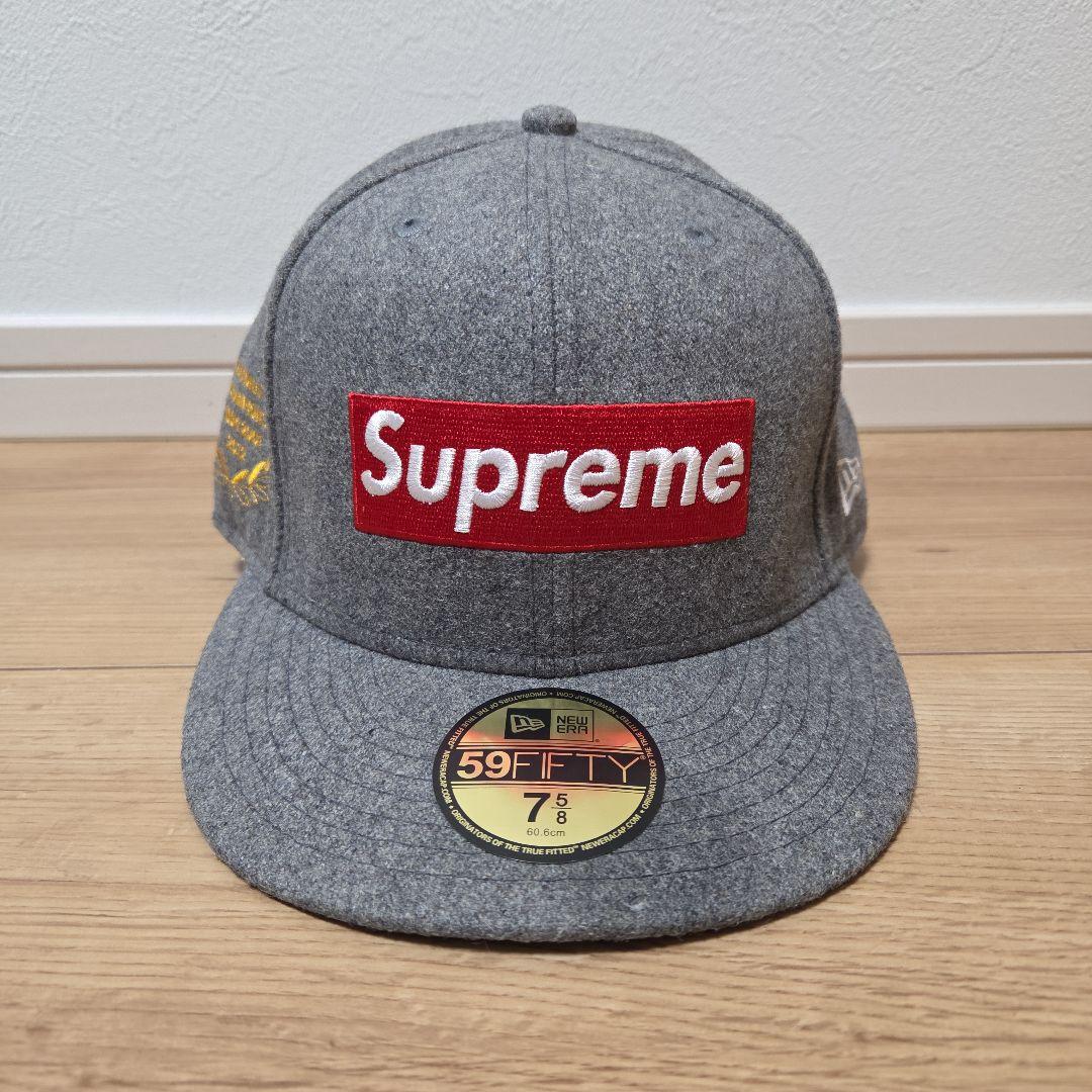 Supreme 59FIFTY グレーキャップ