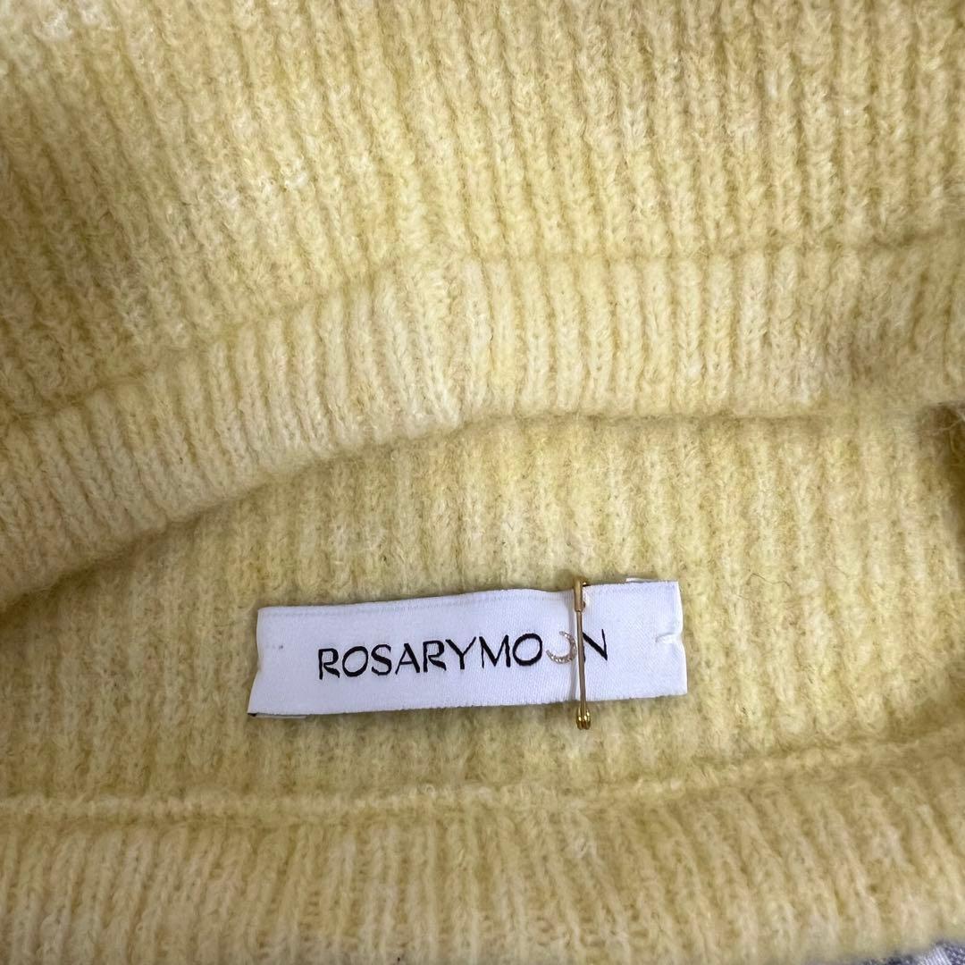 お値下げ rosarymoon ロザリームーン ニットビーニー イエロー