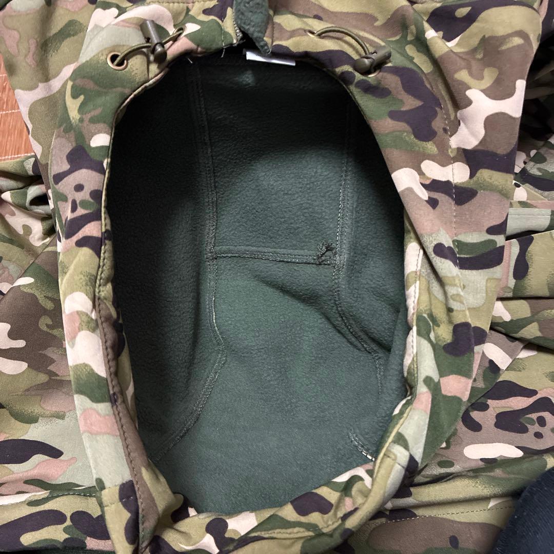 未使用ロシア軍北朝鮮軍仕様マルチカム防寒外被表地防風撥水素材裏地総フリース