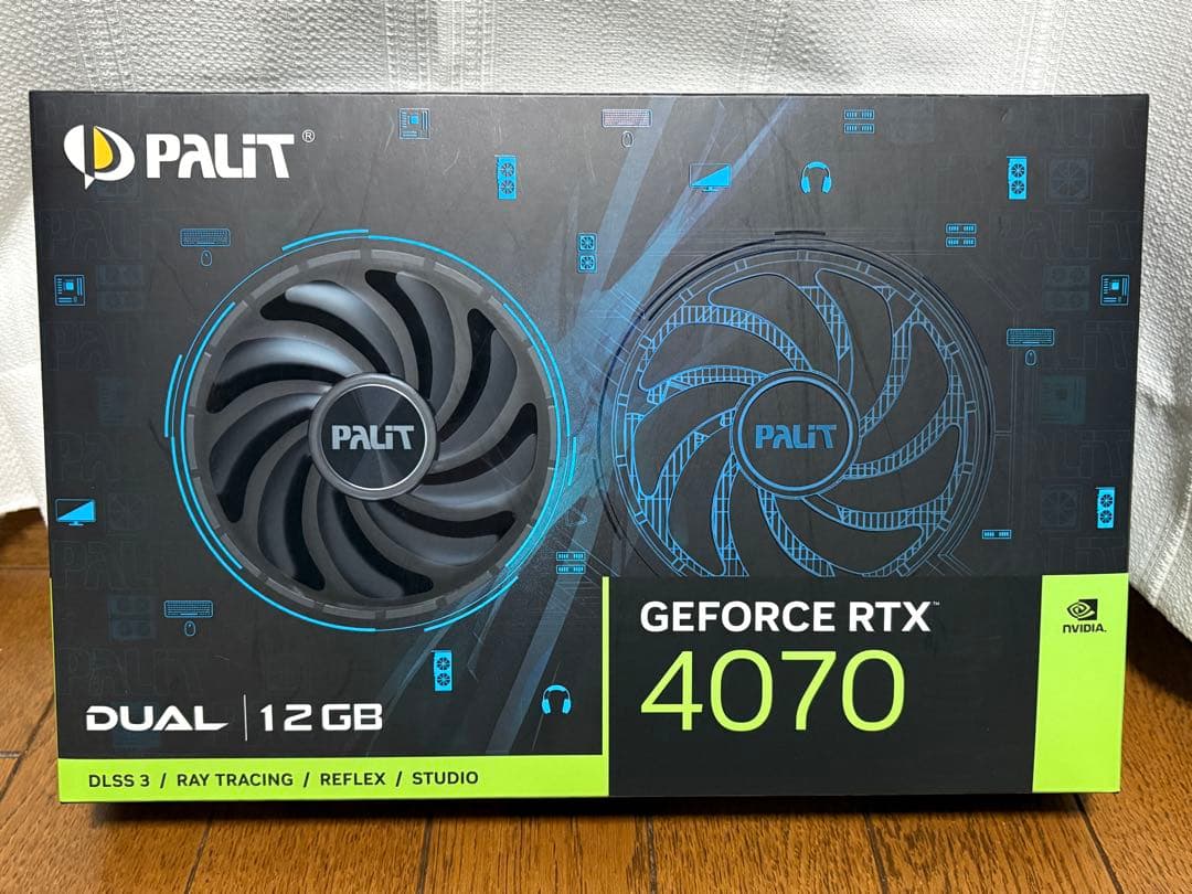グラフィックボード・グラボ・ビデオカード PALIT GEFORCE RTX 4070 12GB
