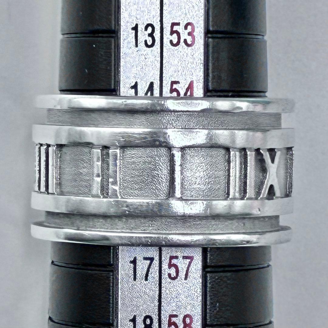 ティファニー アトラス ワイド リング 15.5号 シルバー 男女兼用 大きい