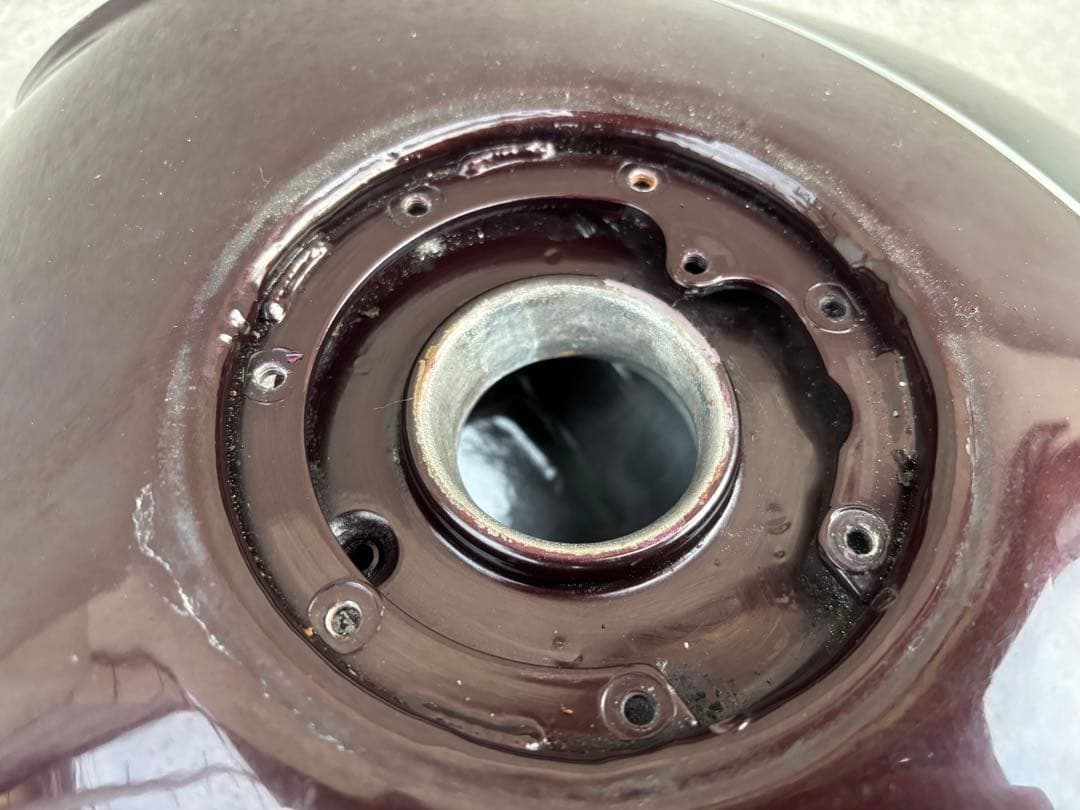 Kawasaki ゼファー750タンク ダークブラウン/ゴールド