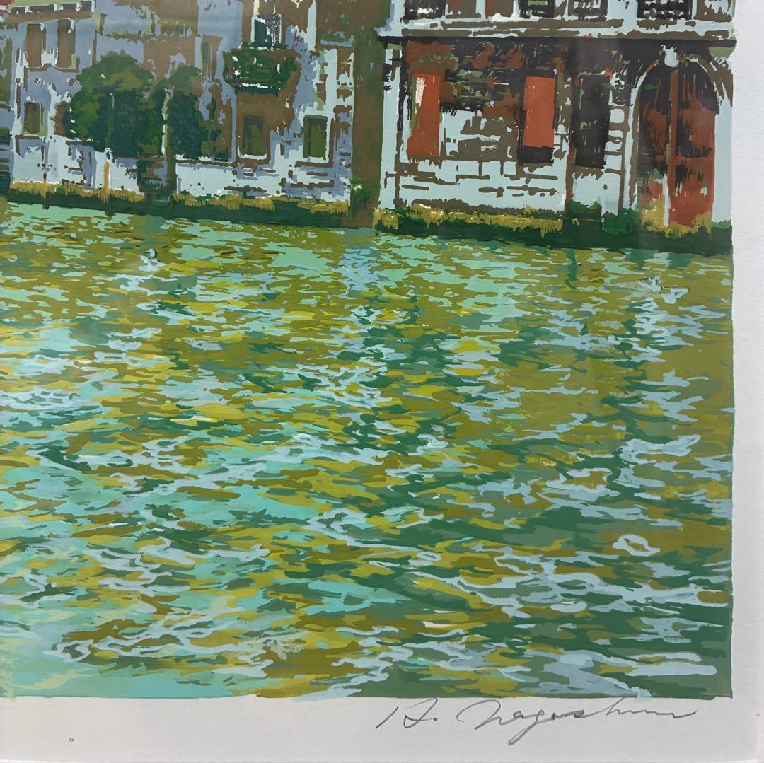 ★良品 長嶋玄文「家路（2）」リトグラフ 額装 絵画 作家保存版（E.A.）