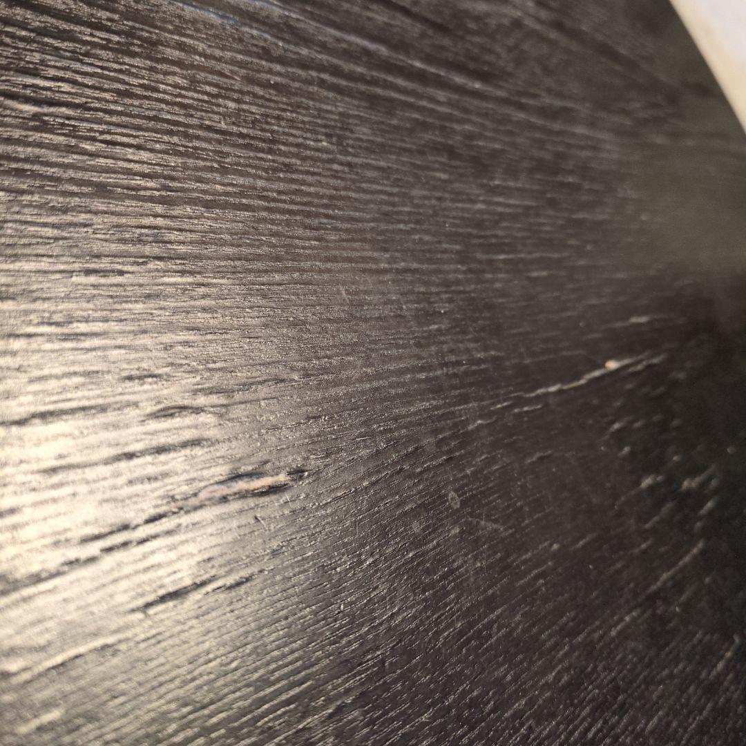 黒い円形こたつ 電源コード付き